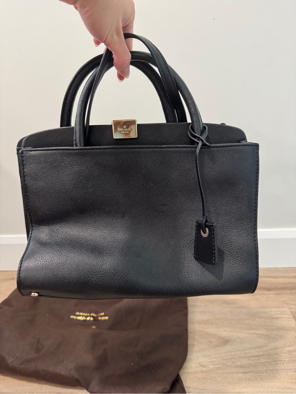 Kate Spade Terrace Place Small Henlie Leather Crossbody bag Black Handbag - Picture 3 of 8